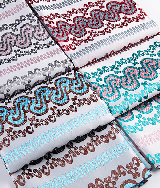 S-formet 3D tekstureret polyester jacquardstof til Sarong